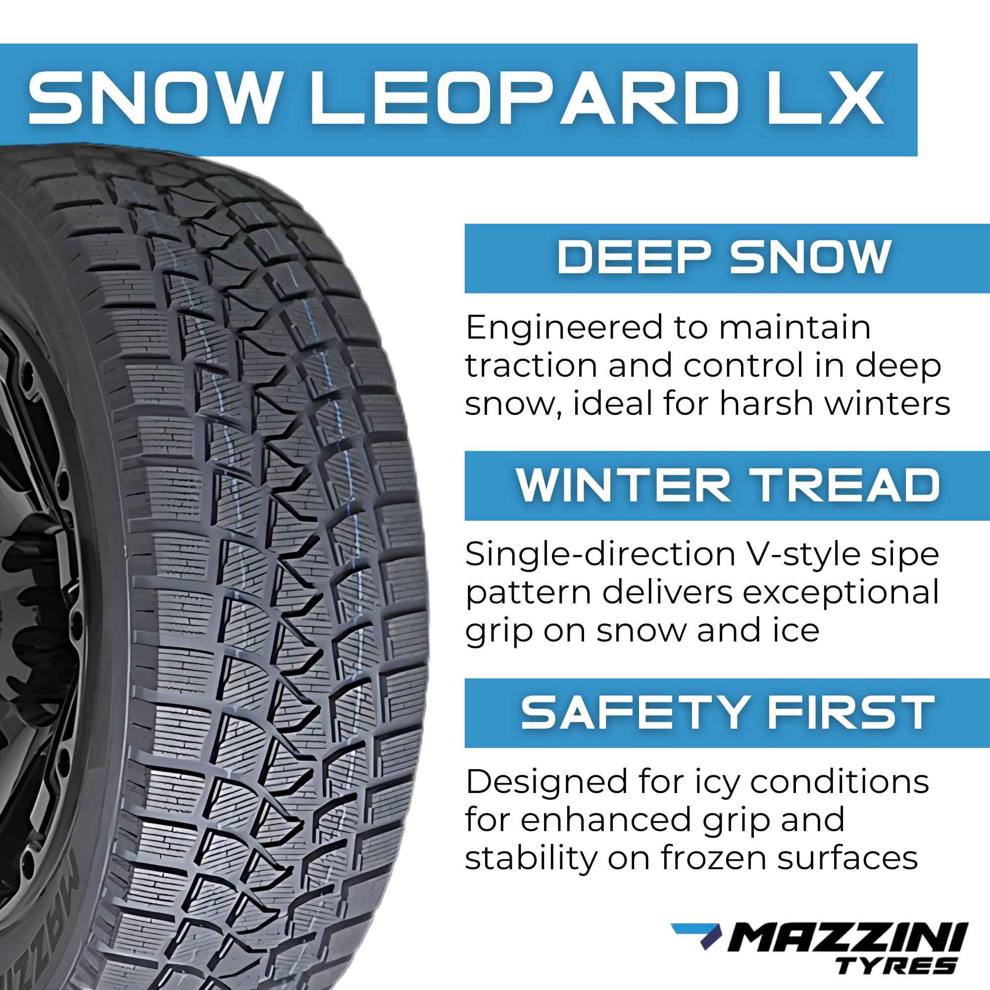 Tectonic 225/65R17 Mazzini Snow Leopard LX 102T | High Peformance